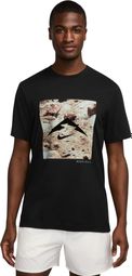 Nike Trail Energy T-shirt Zwart Heren