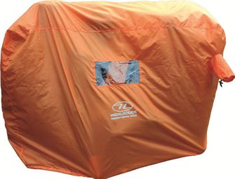 Tente d'urgence Highlander Abri de survie d'urgence 2-3 personnes-Orange