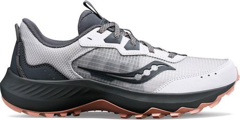 Trail <strong>Running Zapatillas Mujer Saucony Aura TR Blanco Gris</strong>Rosa