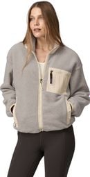 Giacca in polare Patagonia Synchilla Donna Grigio/Beige