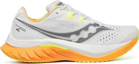 Saucony Endorphin Speed 4 Laufschuhe Weiß/Orange Herren