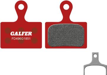 Galfer FD496 G1851 Advanced Semi-Metallic Brake Pads für Shimano Tiagra / 105 / Ultegra / Dura-Ace / GRX / Metrea / XTR / RS305-405-505-805 Scheibenbremsen