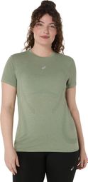 Asics Road Seamless Kurzarmtrikot Grün Damen
