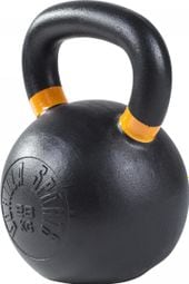 Kettlebell en fonte noir avec couleur rayé poignées disponible de 4kg  à 32kg - Haltère russe - Poids : 28 KG