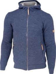 Ivanhoe cardigan Morel Hood homme pour homme en laine-Bleu denim