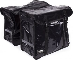 46L Double sacoche noir Sac de vélo pour femmes/hommes Ebike