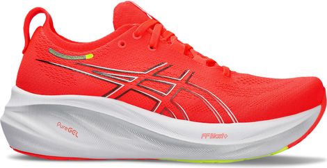 Zapatillas de running <strong>Asics Gel Nimbus 26 Rojo Blanco Mujer</strong>