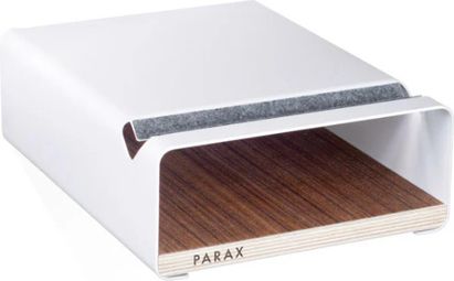 Parax S-Rack M Muurbevestiging Wit/Walnoot