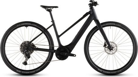 Elektro-Fitnessrad Cube Editor Hybrid Pro 400X Trapeze Shimano Cues 11-Gang 400 Wh Bosch 60 Nm 700 mm Schwarz Coal 2026