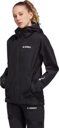 Wasserdichte Jacke Adidas Terrex Xperior GTX Paclite Schwarz Damen