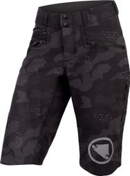 Short Femme Endura SingleTrack II Noir Camo