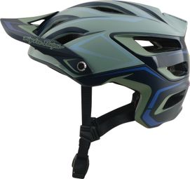 Casque VTT Troy Lee Designs A3 Mips Pin Sage Gris/Bleu