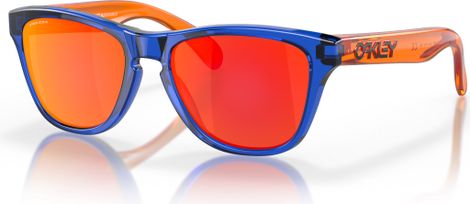 Lunettes Enfant Oakley Frogskins XXS - Crystal Blue / Prizm Ruby / Ref : 0OJ9009-0648