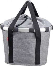 Cesta para bicicleta Klickfix Twist Gris