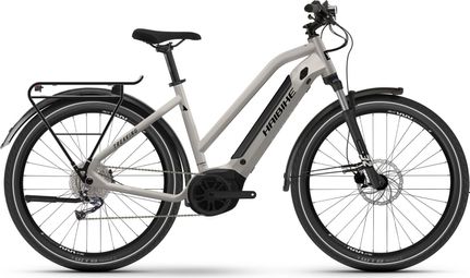 Haibike Trekking 3 Mid Shimano Alivio 9V 500Wh 27,5'' Grigio chiaro 2023 mountain bike elettrica