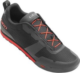 Producto renovado - Zapatillas MTB Giro Tracker Fastlace Negro Rojo 41