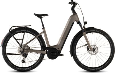 Cube Nuride Hybrid Pro 600 Easy Entry Electric Trekking Bike Shimano Deore/Deore XT 12S 600 Wh 29'' Flash Stone Beige 2026