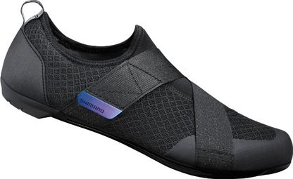 Par de Zapatillas de Spinning Shimano IC100 Negras