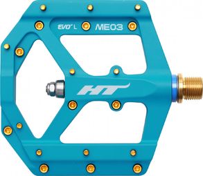 Pedales <strong>Planos</strong> HT ME03T Azules