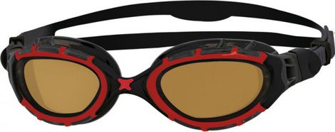 ZOGGS Predator Flex Polarisées Ultra Red Black Copper - Smaller Fit  - Lunettes Triathlon et natation