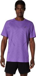 Maillot de manga corta Asics Metarun Violeta, Hombre