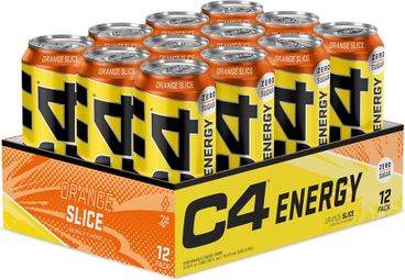 Pack C4 Energy Drink (12x500ml) - Cellucor - Orange - Boissons énergétiques