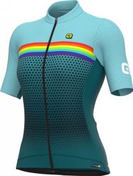 Maglia manica corta da donna Alé Bridge verde