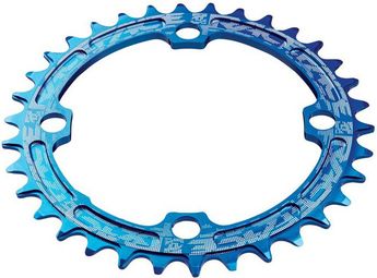 Race Face Smal Breed Enkele Kettingring 104mm BCD Blauw