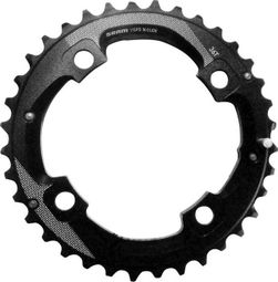 Sram MTB Chainring 104BCD AL5 2x11 Speed No Pin Blast Black