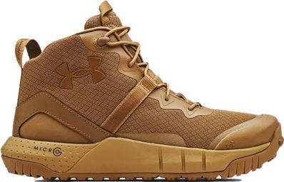 Chaussures de Randonnée Under Armour Micro G Valsetz Mid Beige