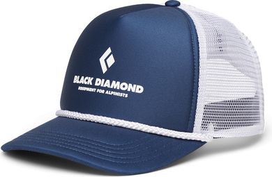 Black Diamond Flat Bill Trucker Cap Blue