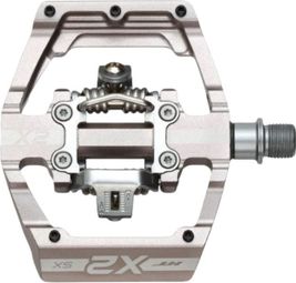 Paire de Pédales Automatiques HT X2 SX Gris