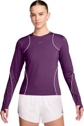 Maillot manches longues Nike Running Division Violet Femme