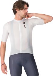 Camiseta de manga corta Castelli Drittone blanca para hombre