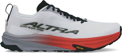 Zapatillas trail Altra Mont Blanc Speed Blanco/Rojo/Gris, Mujer