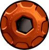 OAK zelfuitdraaiende trapasbout voor Sram DUB M18/M30 Oranje