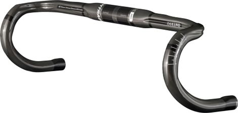 Guidon Carbone Vélo Route Compact 31,8 X 450 Mm - 185g, 3k Noir, Ultraléger