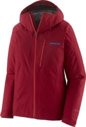 Chaqueta patagonia calcite chaqueta impermeable para mujer rojo