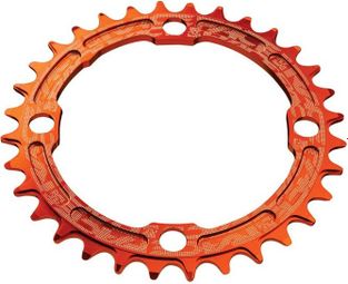 Race Face Narrow Wide Single Chainring 104mm BCD Threaded Holes Orange