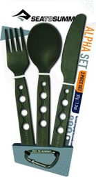 Sea to Summit Alphaset Grey Ultra Lightweight Bestekset