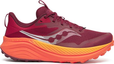 Chaussures de Trail Running Femme Saucony Xodus Ultra 3 Rouge Orange