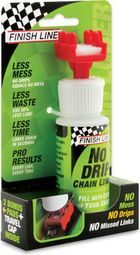 Chain brush finish line no drip chain luber