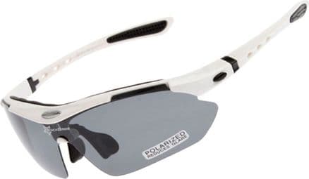 Lunettes de cyclisme polarisées Rockbros 10002 - Blanc