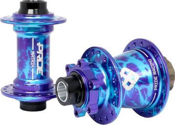 Moyeux Pride Matrix Splash 36h Bleu Violet 20/10mm