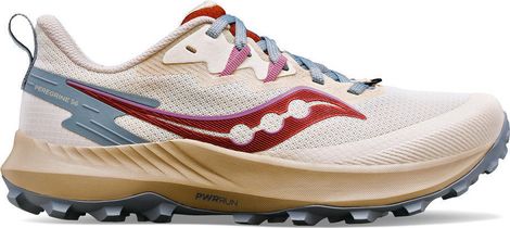 Scarpe da Trail Running Donna Saucony Peregrine 14 Beige Pink