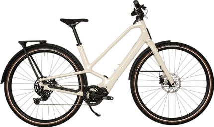 Vélo de Ville Électrique Orbea Diem 30 Shimano Cues 9V 540 Wh 700 mm Blanc Ivory 2025 T.M 164/183 - Vélo d'Exposition