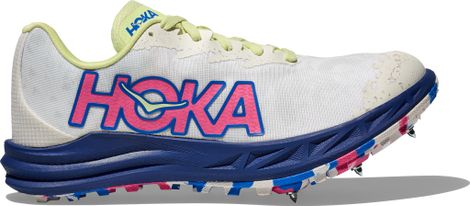 Hoka Crescendo XC Hardloopschoenen Wit/Blauw/Roze Unisex