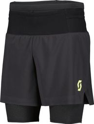 Short 2-en-1 Scott RC Run Noir Homme