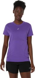 Damestrui Asics Road Seamless Violet met korte mouwen