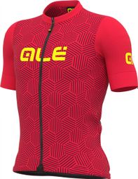 Maillot Alé Cross Mangas Cortas Rojo